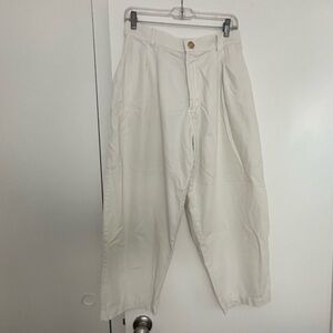 Big Bud Press Off White Trousers Size M Petite ☁️
